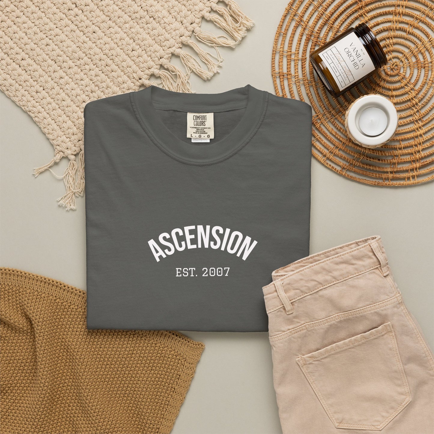 MIRAI — ASCENSION TEE | Japanese Text Graphic T-Shirt — Minimal Back Kanji Quote Tee