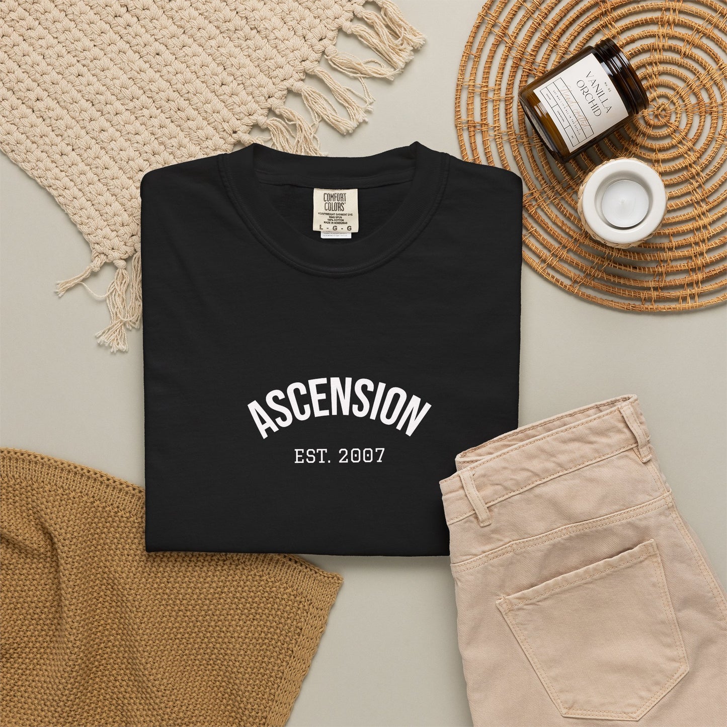 MIRAI — ASCENSION TEE | Japanese Text Graphic T-Shirt — Minimal Back Kanji Quote Tee