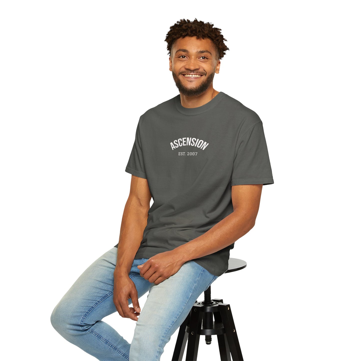 MIRAI — ASCENSION TEE | Japanese Text Graphic T-Shirt — Minimal Back Kanji Quote Tee