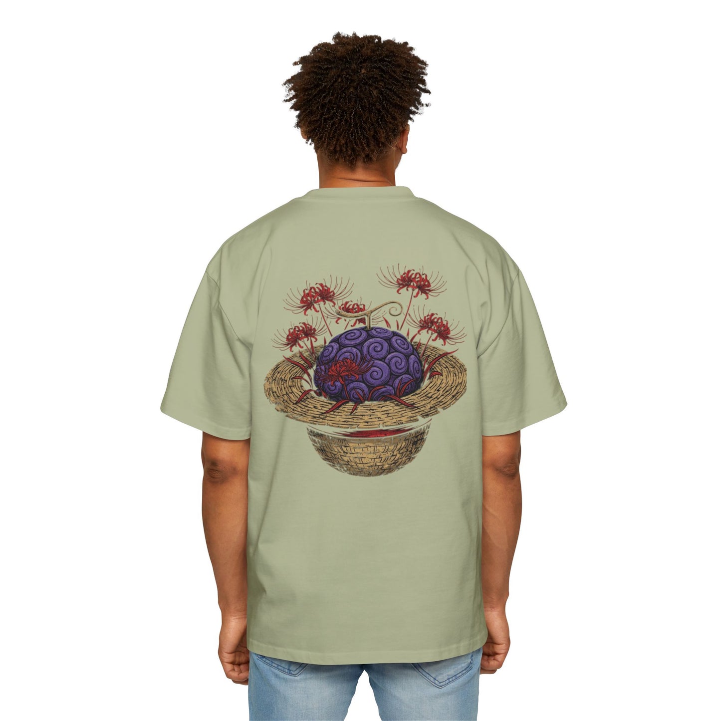 MIRAI — The King’s Burden | Oversized Tee — Mystical Orb & Nest Graphic
