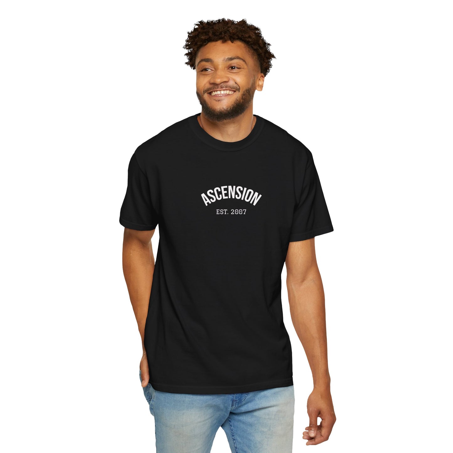 MIRAI — ASCENSION TEE | Japanese Text Graphic T-Shirt — Minimal Back Kanji Quote Tee
