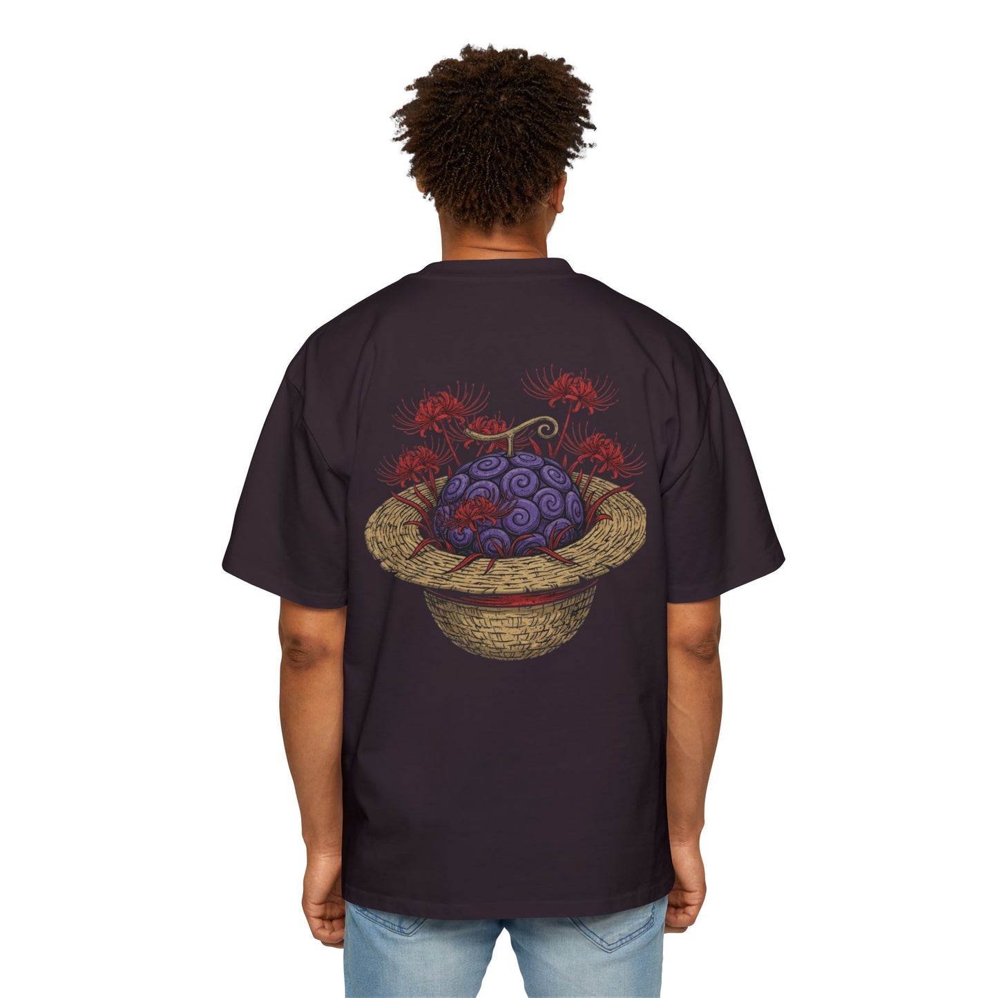 MIRAI — The King’s Burden | Oversized Tee — Mystical Orb & Nest Graphic