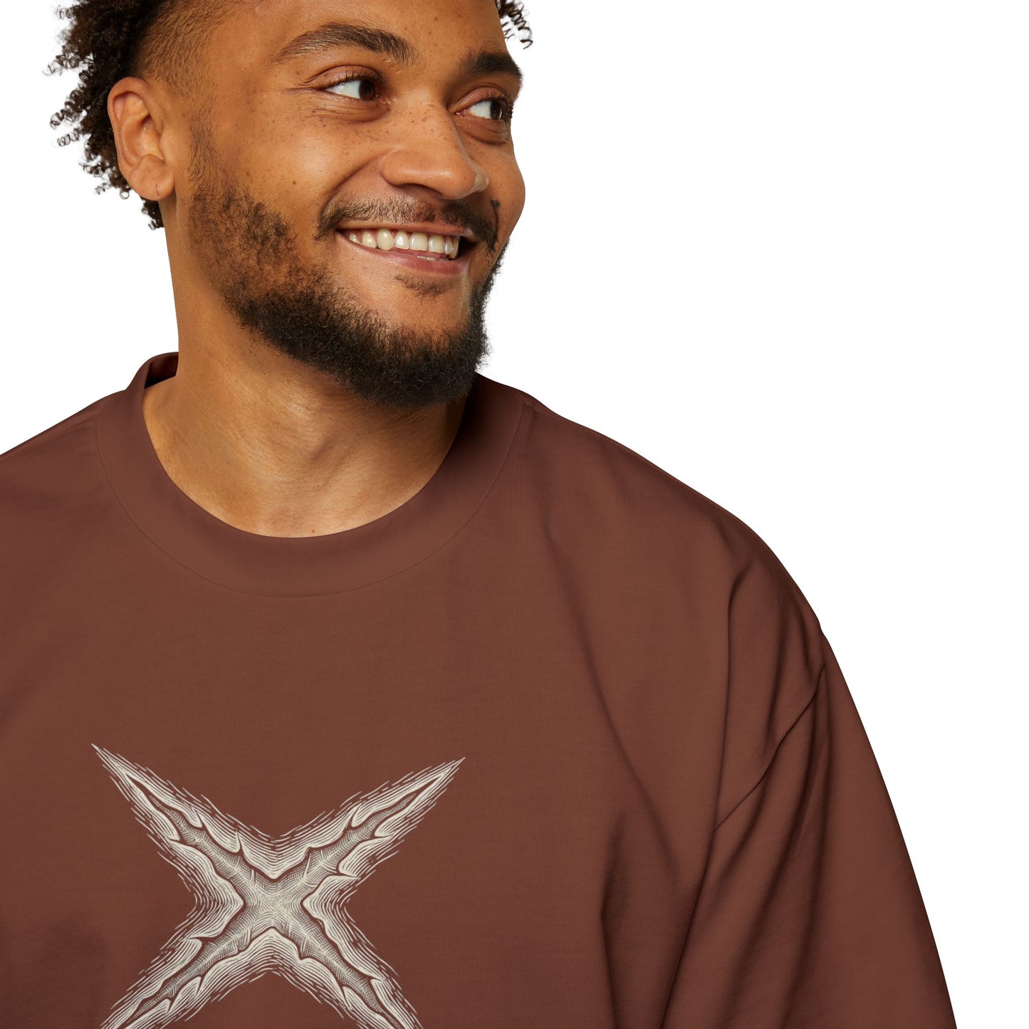 MIRAI — The King’s Burden | Oversized Tee — Mystical Orb & Nest Graphic