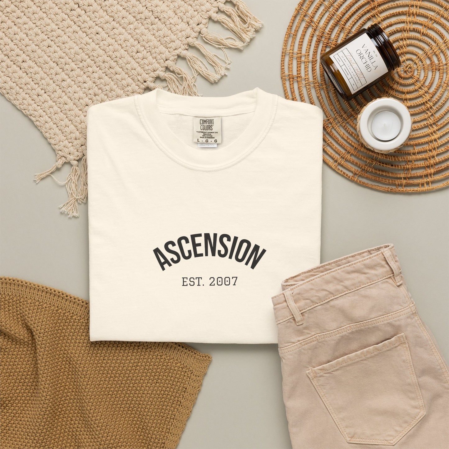 MIRAI — ASCENSION TEE | Japanese Text Graphic T-Shirt — Minimal Back Kanji Quote Tee