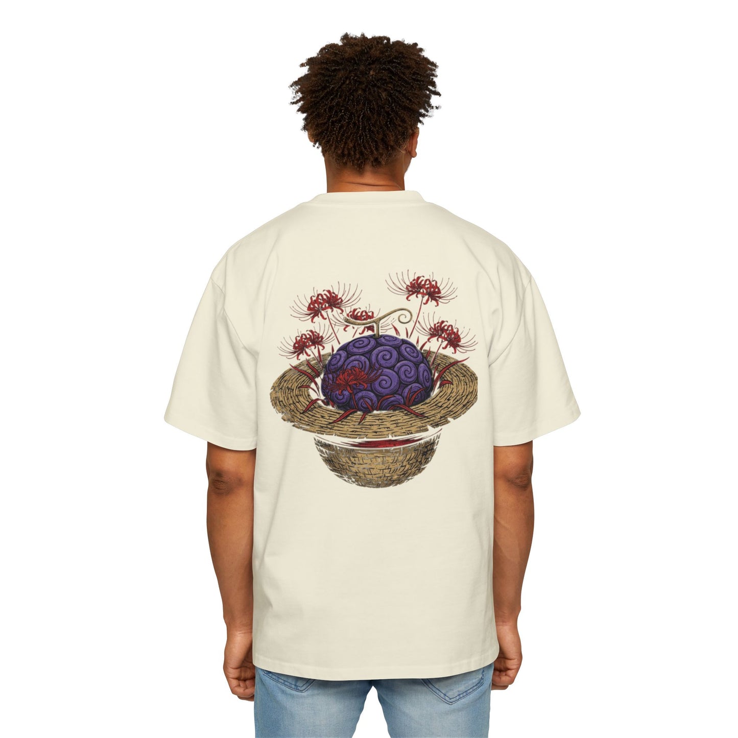 MIRAI — The King’s Burden | Oversized Tee — Mystical Orb & Nest Graphic
