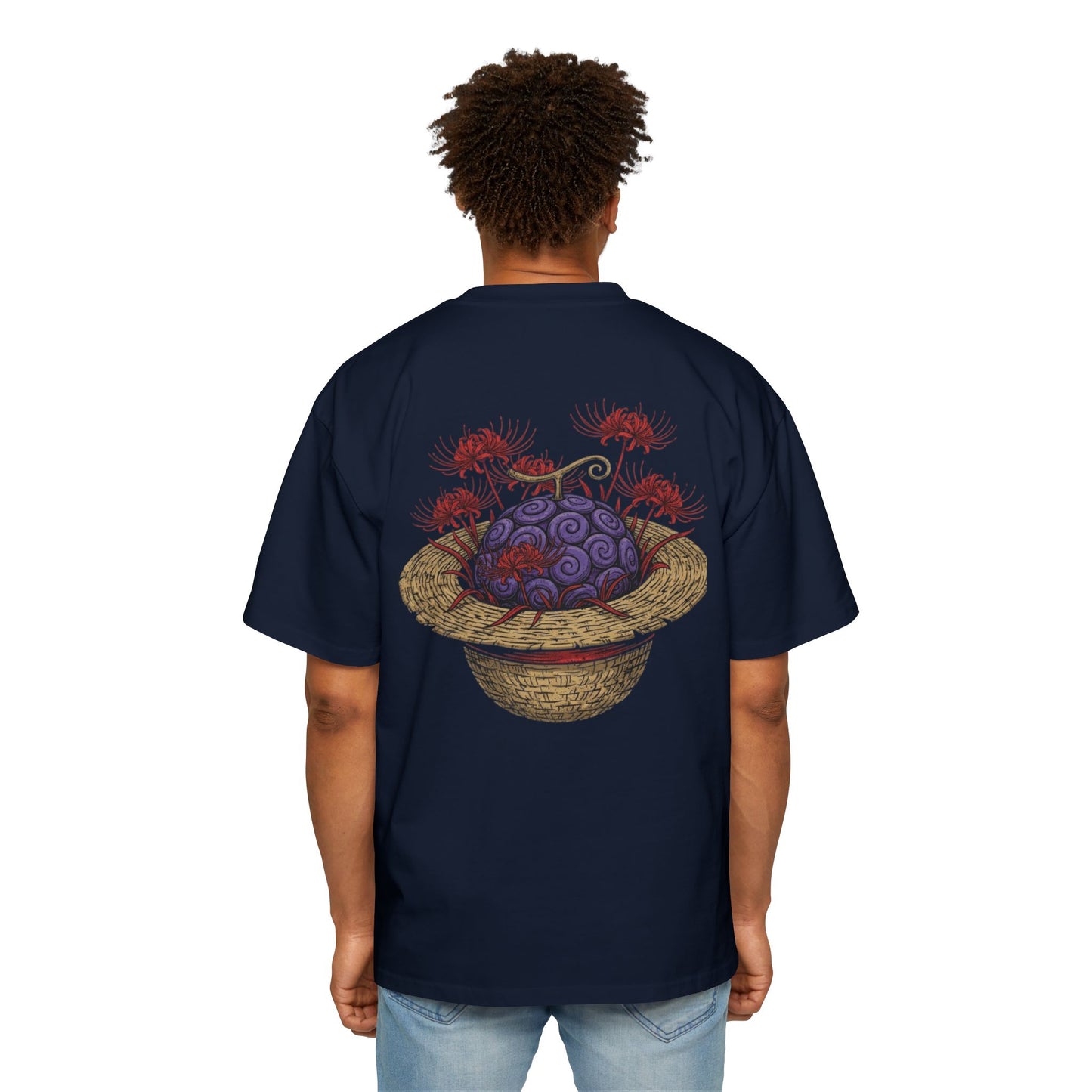 MIRAI — The King’s Burden | Oversized Tee — Mystical Orb & Nest Graphic