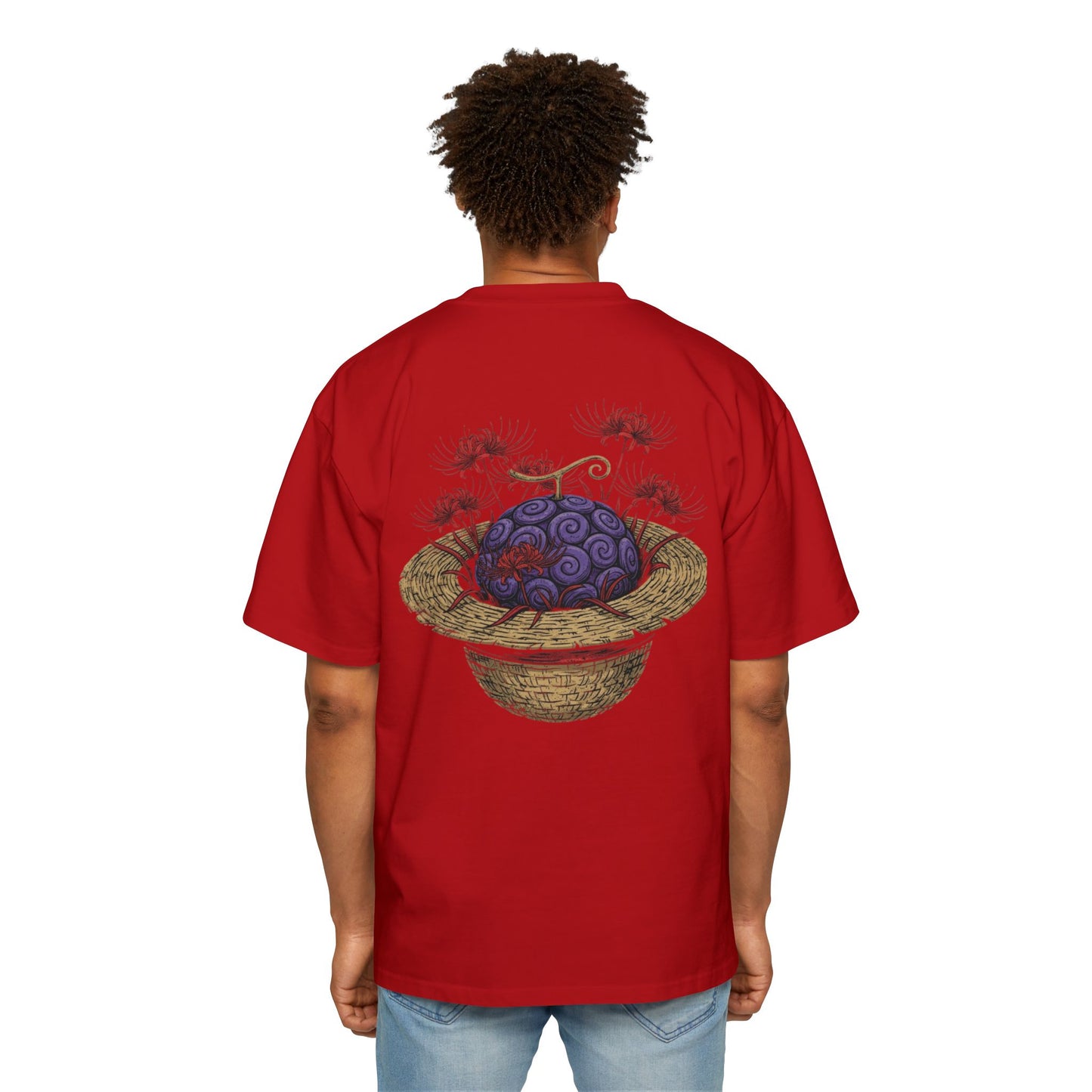 MIRAI — The King’s Burden | Oversized Tee — Mystical Orb & Nest Graphic