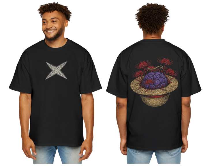 MIRAI — The King’s Burden | Oversized Tee — Mystical Orb & Nest Graphic
