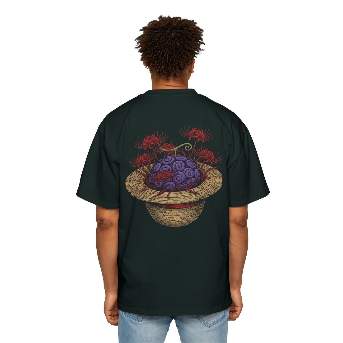 MIRAI — The King’s Burden | Oversized Tee — Mystical Orb & Nest Graphic