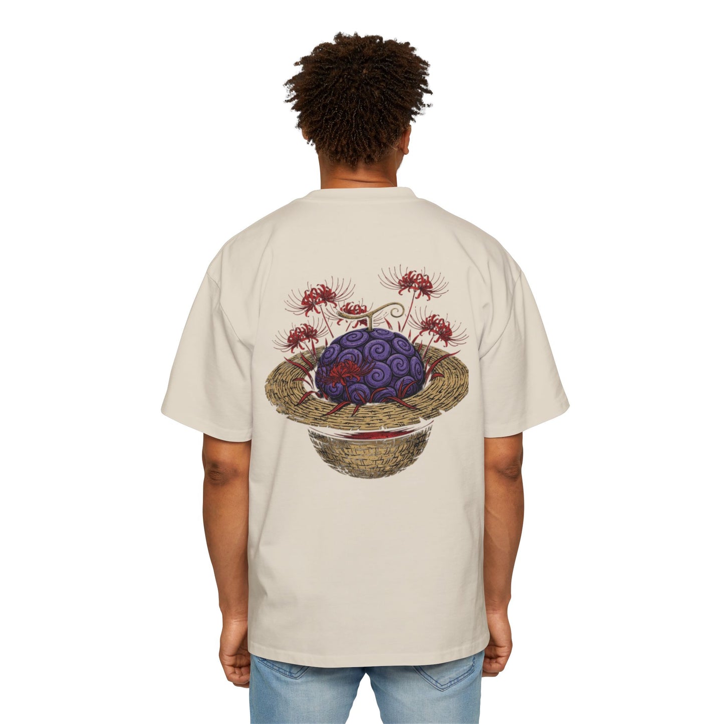 MIRAI — The King’s Burden | Oversized Tee — Mystical Orb & Nest Graphic