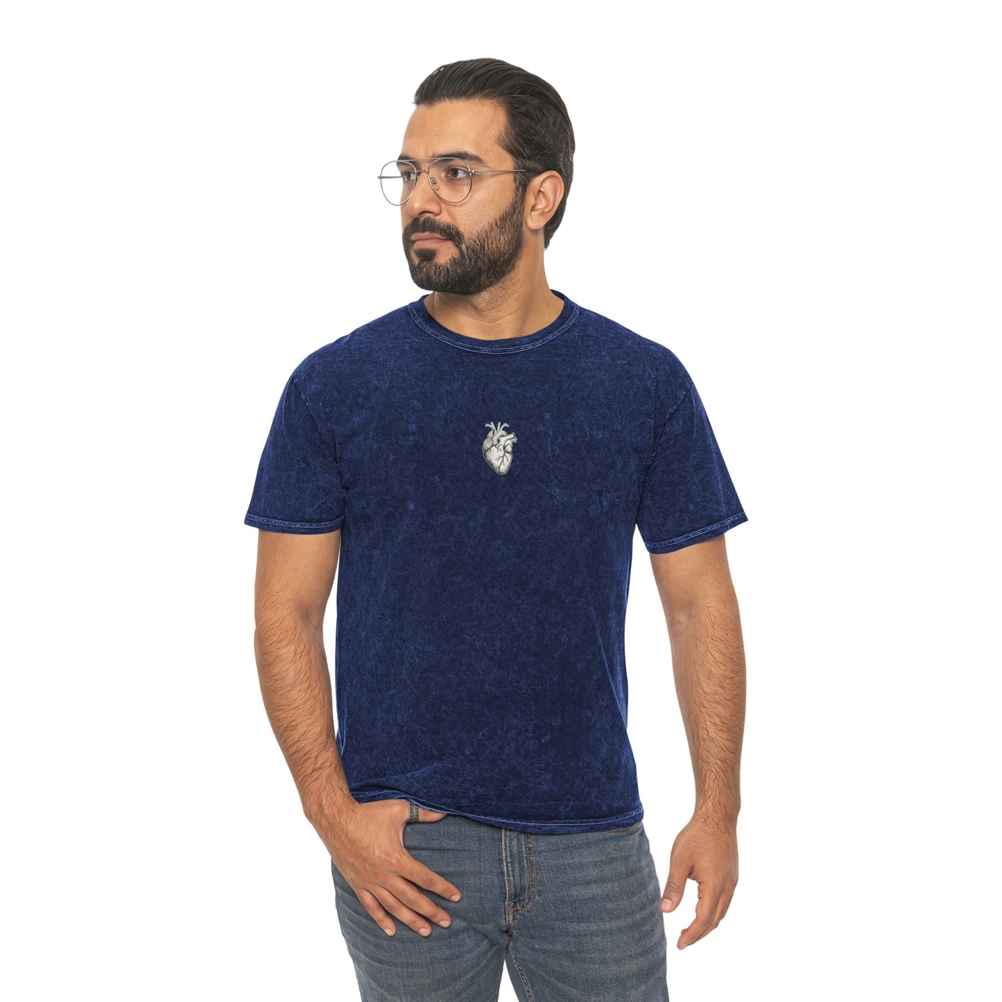 MIRAI — FLOURISH | Oversized Tee — Ribcage & Roses Anatomical Heart Graphic T-Shirt