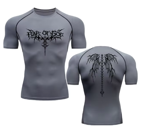 Mirai - Anime Print Gym Sport Quick Dry Gym TShirts