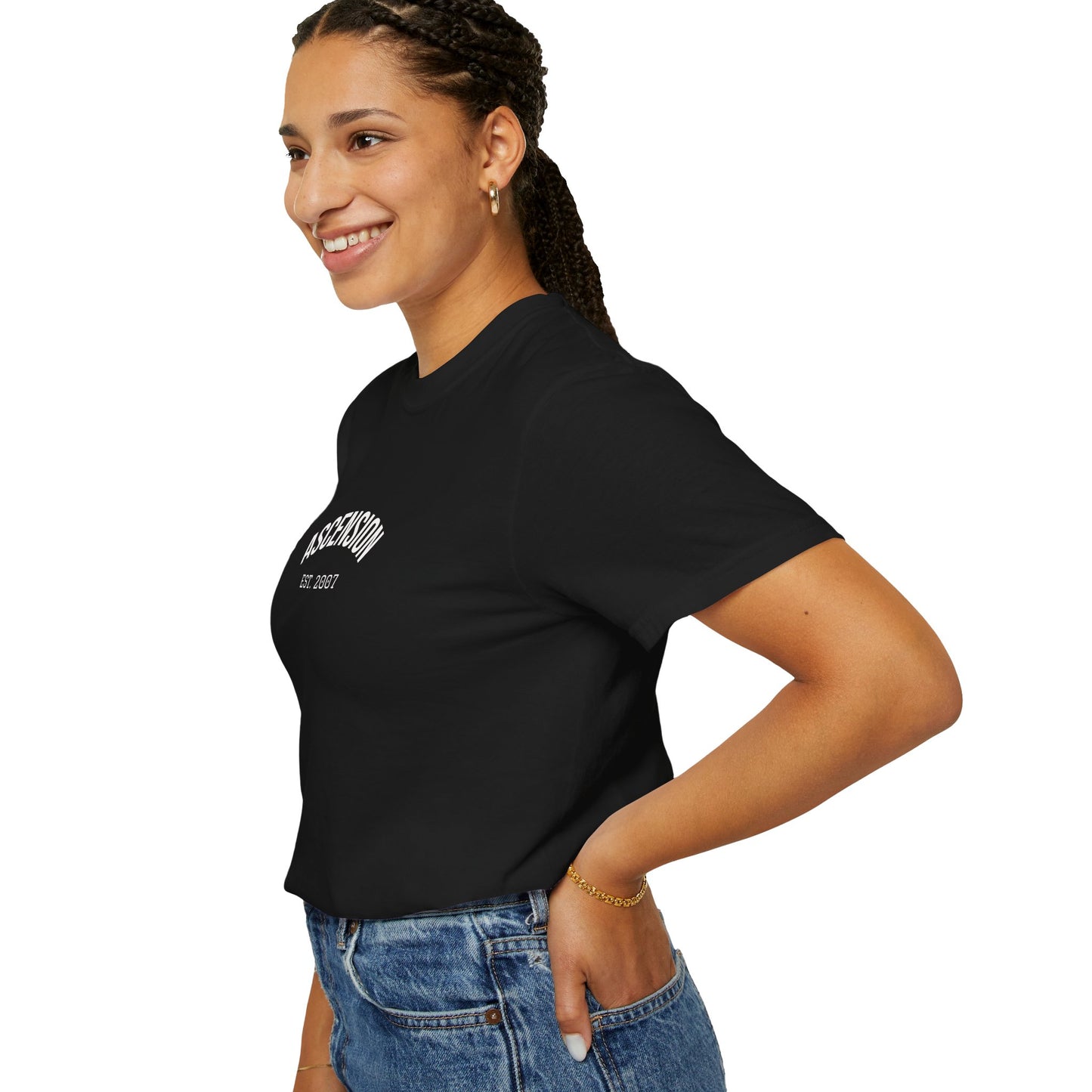 MIRAI — ASCENSION TEE | Japanese Text Graphic T-Shirt — Minimal Back Kanji Quote Tee