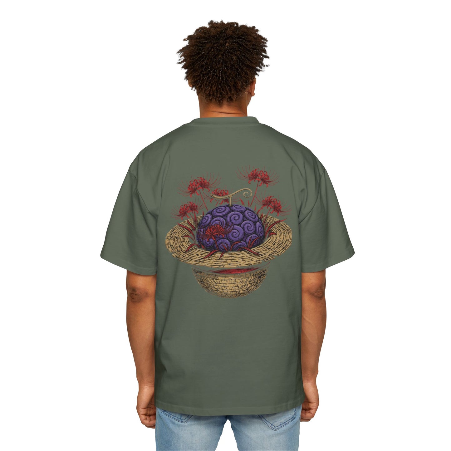 MIRAI — The King’s Burden | Oversized Tee — Mystical Orb & Nest Graphic