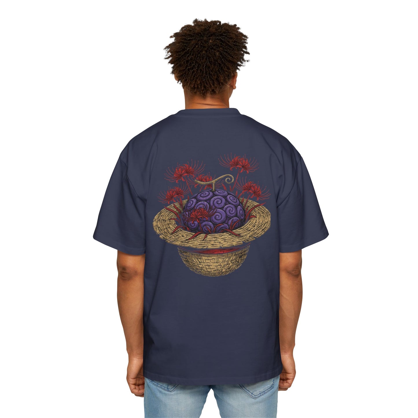 MIRAI — The King’s Burden | Oversized Tee — Mystical Orb & Nest Graphic